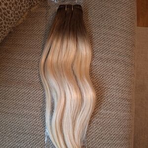 Human hair weave extension
